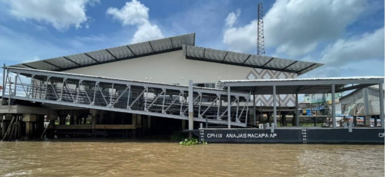 No Marajó, obras de reconstrução do Terminal Hidroviário de Anajás entram em fase de conclusão
